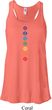 Ladies Yoga Tank Top Diamond Chakras Flowy Racerback