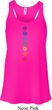 Ladies Yoga Tank Top Diamond Chakras Flowy Racerback