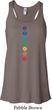 Ladies Yoga Tank Top Diamond Chakras Flowy Racerback