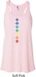 Ladies Yoga Tank Top Diamond Chakras Flowy Racerback