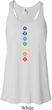 Ladies Yoga Tank Top Diamond Chakras Flowy Racerback
