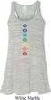 Ladies Yoga Tank Top Diamond Chakras Flowy Racerback