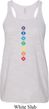 Ladies Yoga Tank Top Diamond Chakras Flowy Racerback