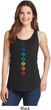 Ladies Yoga Tank Top Diamond Chakras Tanktop
