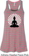 Ladies Yoga Tank Top Meditating Buddha Flowy Racerback