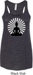 Ladies Yoga Tank Top Meditating Buddha Flowy Racerback