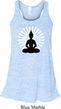 Ladies Yoga Tank Top Meditating Buddha Flowy Racerback