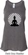 Ladies Yoga Tank Top Meditating Buddha Flowy Racerback