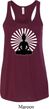 Ladies Yoga Tank Top Meditating Buddha Flowy Racerback