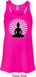 Ladies Yoga Tank Top Meditating Buddha Flowy Racerback