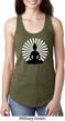 Ladies Yoga Tank Top Meditating Buddha Ideal Racerback