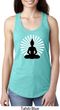 Ladies Yoga Tank Top Meditating Buddha Ideal Racerback