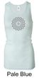 Ladies Yoga Tank Top Sahasrara Chakra Longer Length Racerback Tanktop
