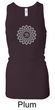 Ladies Yoga Tank Top Sahasrara Chakra Longer Length Racerback Tanktop