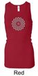 Ladies Yoga Tank Top Sahasrara Chakra Longer Length Racerback Tanktop