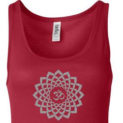 Ladies Yoga Tank Top Sahasrara Chakra Longer Length Tanktop