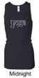 Ladies Yoga Tank Top Sanskrit Yoga Text Longer Length Racerback Tank