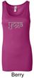 Ladies Yoga Tank Top Sanskrit Yoga Text Longer Length Tanktop