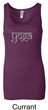 Ladies Yoga Tank Top Sanskrit Yoga Text Longer Length Tanktop