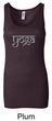 Ladies Yoga Tank Top Sanskrit Yoga Text Longer Length Tanktop
