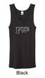Ladies Yoga Tank Top Sanskrit Yoga Text Organic Tanktop
