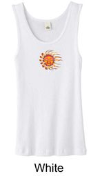 Ladies Yoga Tank Top Sleeping Sun Meditation Organic Tanktop Ladies Yoga Tank Top Sleeping Sun Meditation Organic Tanktop