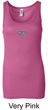 Ladies Yoga Tank Top Super OM Small Print Longer Length Tanktop