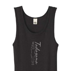 Ladies Yoga Tank Top Tadasana Mountain Pose Organic Tanktop