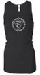 Ladies Yoga Tank Top Vishuddha Chakra Longer Length Racerback Tanktop