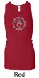 Ladies Yoga Tank Top Vishuddha Chakra Longer Length Racerback Tanktop