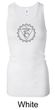 Ladies Yoga Tank Top Vishuddha Chakra Longer Length Racerback Tanktop