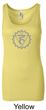 Ladies Yoga Tank Top Vishuddha Chakra Longer Length Tanktop