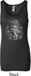 Ladies Yoga Tanktop 3D Ganesha Darks Longer Length Tank