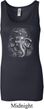 Ladies Yoga Tanktop 3D Ganesha Darks Longer Length Tank