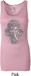 Ladies Yoga Tanktop 3D Ganesha Lights Longer Length Tank