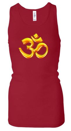 Ladies Yoga Tanktop 3D OM Longer Length Racerback Tank Top