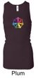 Ladies Yoga Tanktop 7 Chakra Circle Longer Length Racerback Tank Top