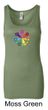 Ladies Yoga Tanktop 7 Chakra Circle Longer Length Tank Top