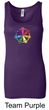 Ladies Yoga Tanktop 7 Chakra Circle Longer Length Tank Top