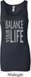 Ladies Yoga Tanktop Balance Your Life Longer Length Tank Top