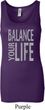 Ladies Yoga Tanktop Balance Your Life Longer Length Tank Top