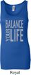 Ladies Yoga Tanktop Balance Your Life Longer Length Tank Top