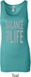 Ladies Yoga Tanktop Balance Your Life Longer Length Tank Top