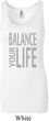 Ladies Yoga Tanktop Balance Your Life Longer Length Tank Top