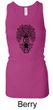Ladies Yoga Tanktop Black Bodhi Tree Longer Length Racerback Tank