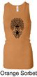 Ladies Yoga Tanktop Black Bodhi Tree Longer Length Racerback Tank