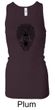 Ladies Yoga Tanktop Black Bodhi Tree Longer Length Racerback Tank