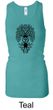 Ladies Yoga Tanktop Black Bodhi Tree Longer Length Racerback Tank