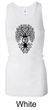 Ladies Yoga Tanktop Black Bodhi Tree Longer Length Racerback Tank