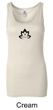 Ladies Yoga Tanktop Black Namaste Lotus Longer Length Tank Top